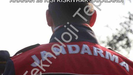 Aydın’da Jandarma’dan Dev Operasyon: Aranan 28 Kişi Kıskıvrak Yakalandı