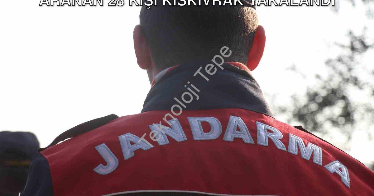 "Aydın'da Jandarma'dan Dev Operasyon: Aranan 28 Kişi Kıskıvrak Yakalandı" başlıklı haber için fotore