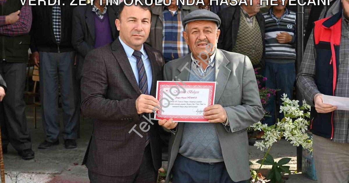 "Tavas'ta Tarımsal Eğitim Meyvelerini Verdi: Zeytin Okulu'nda Hasat Heyecanı" başlıklı haber için fo