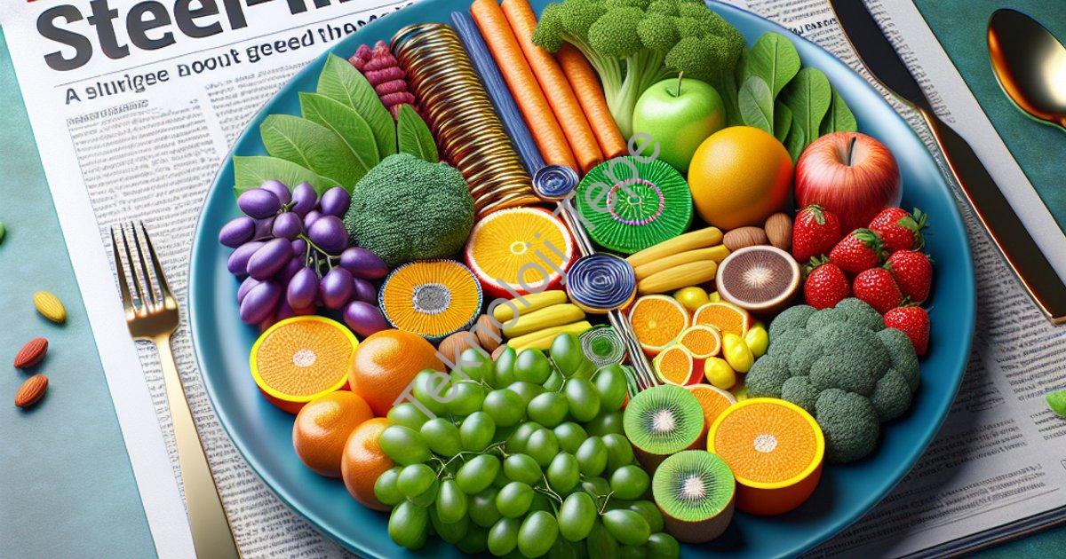 "Bağışıklığı Çelik Gibi Yapan Yöntem: Renkli Tabak Kuralı" başlıklı haber için fotorealistik, profes