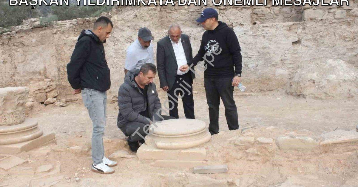 "Nysa Antik Kenti'nde Tarih Canlanıyor: Başkan Yıldırımkaya'dan Önemli Mesajlar" başlıklı haber için