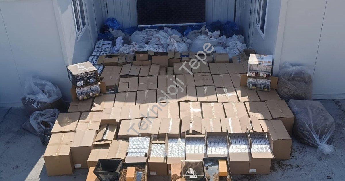 "Aydın ve İzmir Hattında Dev Kaçakçılık Operasyonu: Tonlarca Malzeme Yakalandı" başlıklı haber için