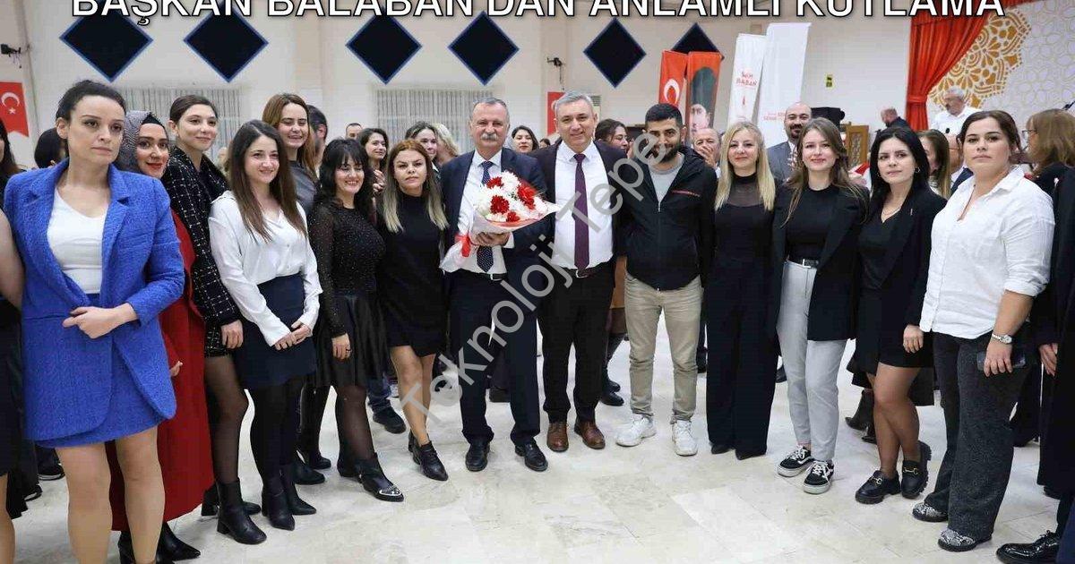 "Yunusemre'de Eğitimciler Unutulmadı: Başkan Balaban'dan Anlamlı Kutlama" başlıklı haber için fotore