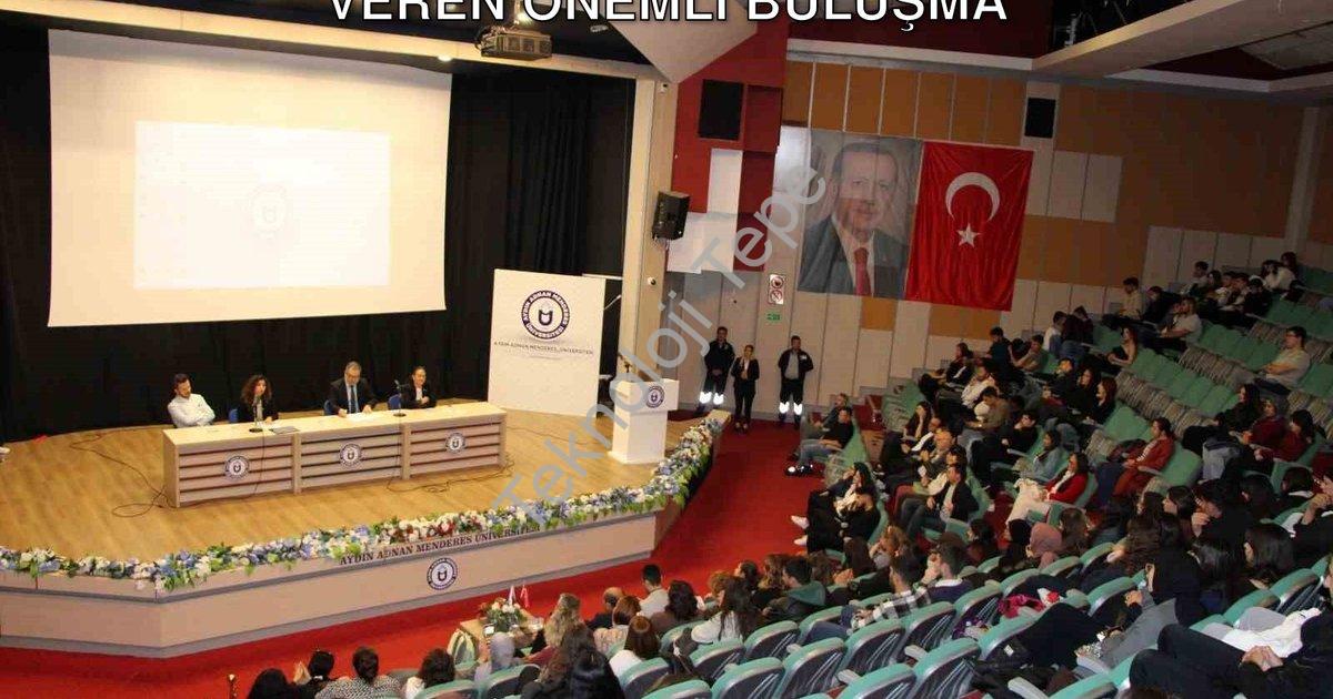 "ADÜ'de Geleceğin Eğitimcilerine İlham Veren Önemli Buluşma" başlıklı haber için fotorealistik, prof