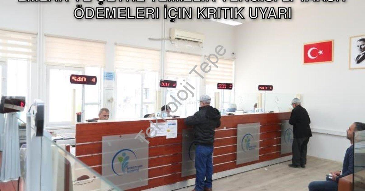 "Emlak ve Çevre Temizlik Vergisi 2. Taksit Ödemeleri İçin Kritik Uyarı" başlıklı haber için fotoreal
