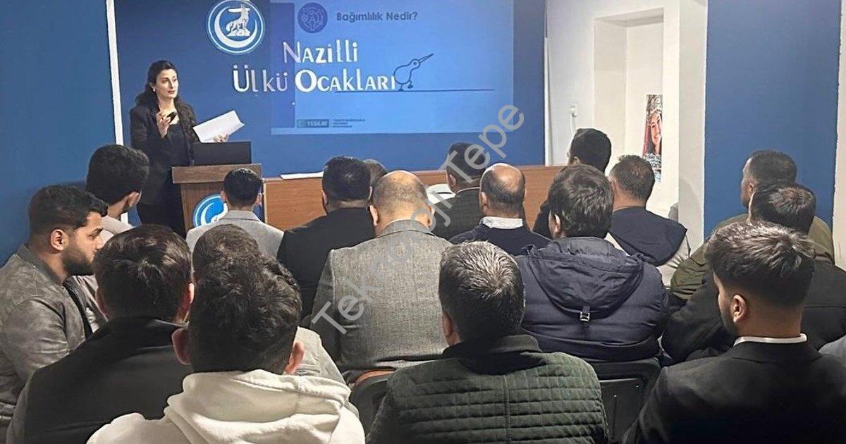 "Nazilli'de Gençlere Yönelik Kritik Seminer: Madde Bağımlılığı ile Mücadele" başlıklı haber için fot
