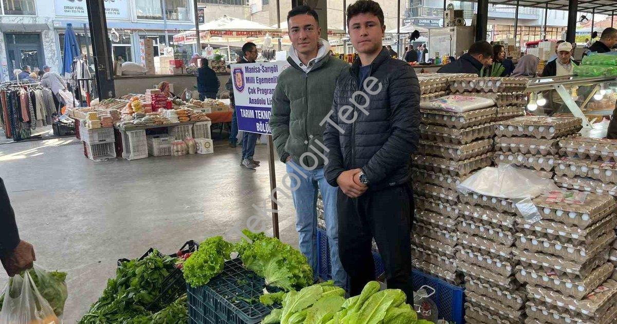 "Tarım Lisesi Öğrencileri Hem Üretiyor Hem Okul Bütçesine Can Veriyor" başlıklı haber için fotoreali