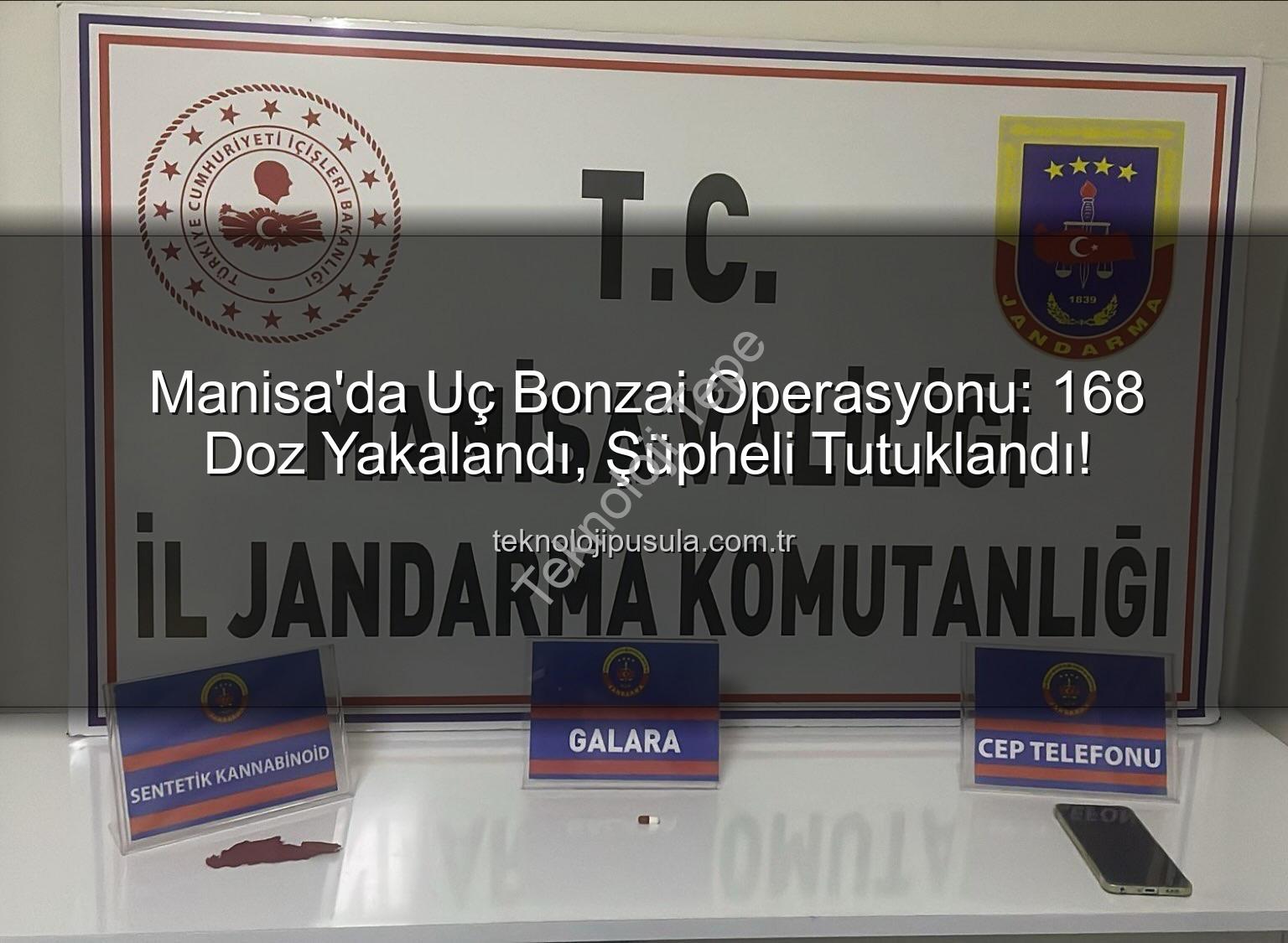 Manisa'da Uç Bonzai Operasyonu: 168 Doz Uyuşturucuyla Yakalanan Şüpheli Tutuklandı