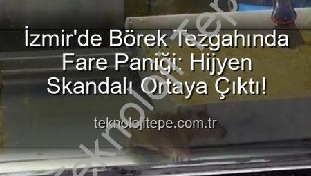 İzmir’de Börek Tezgahında Fare Paniği: Hijyen Skandalı Ortaya Çıktı!